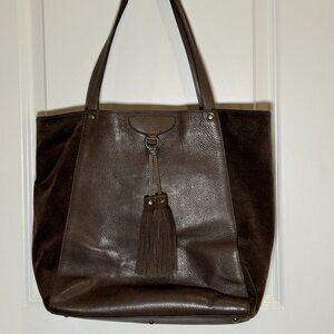 FRYE Leather & Suede XL Tote